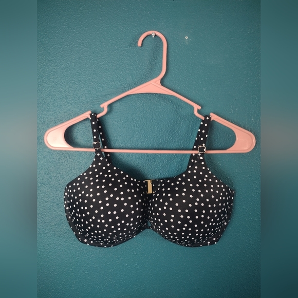 Victoria's Secret Other - Victoria's Secret Polka Dot Black Push Up Bra